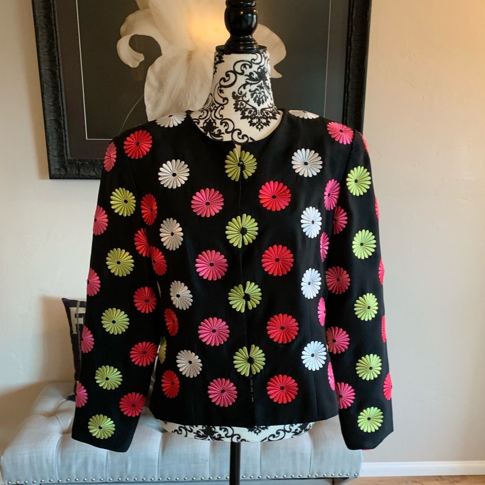 Maggy London Embroidered Blazer